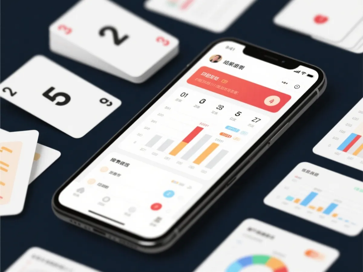 快三移动端开奖查询页面示意图