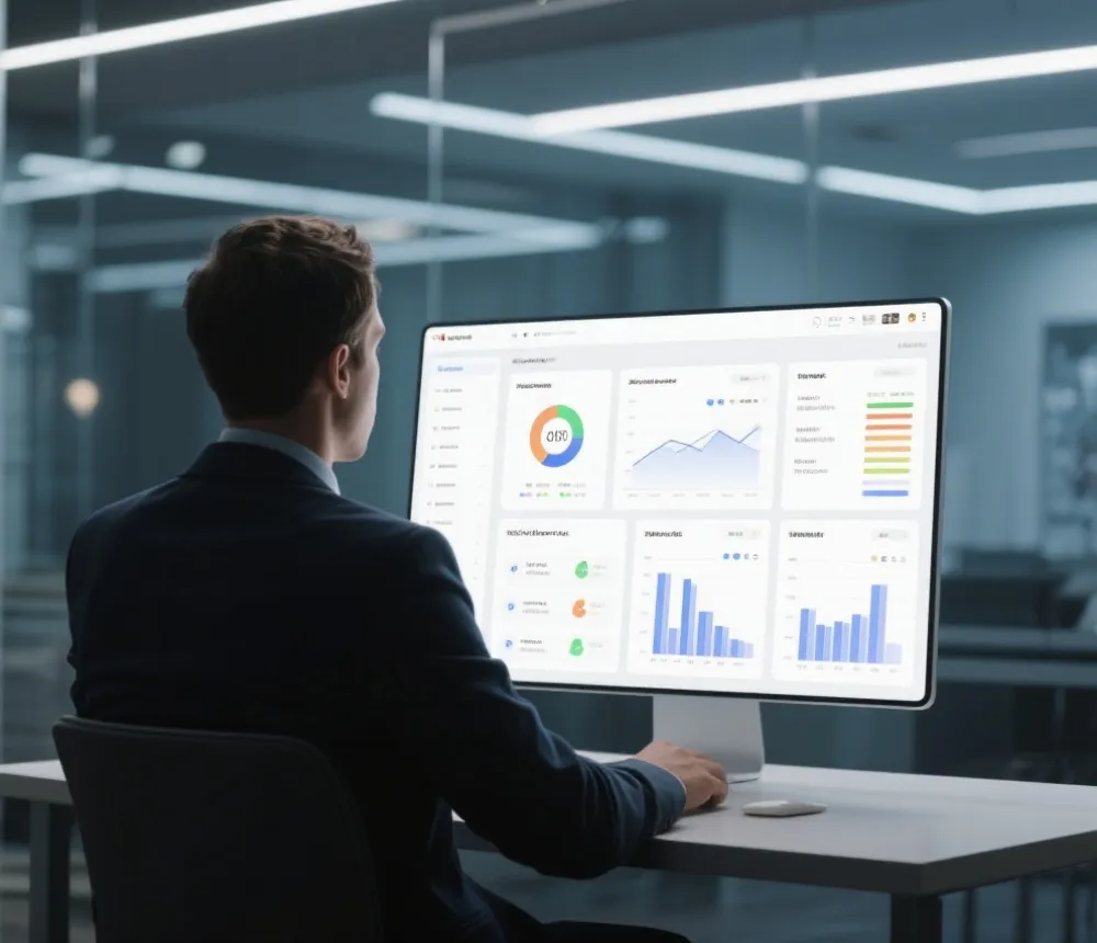 平台数据与操作界面示意